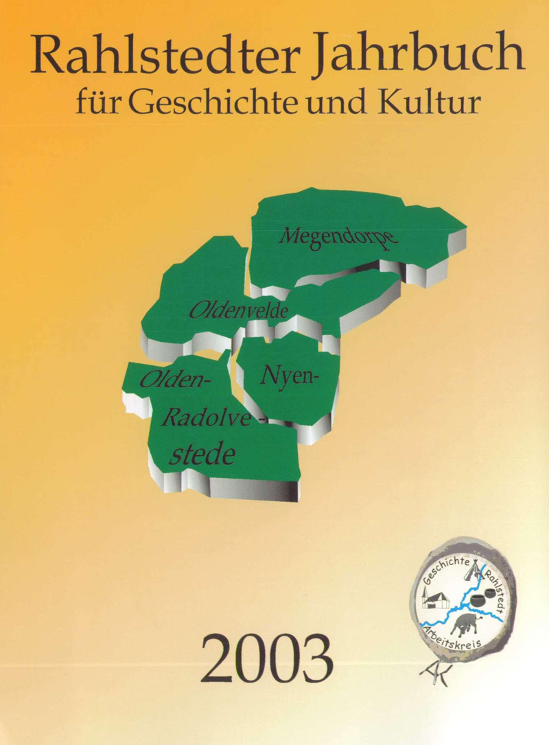 Rahlstedter Jahrbuch 2003 