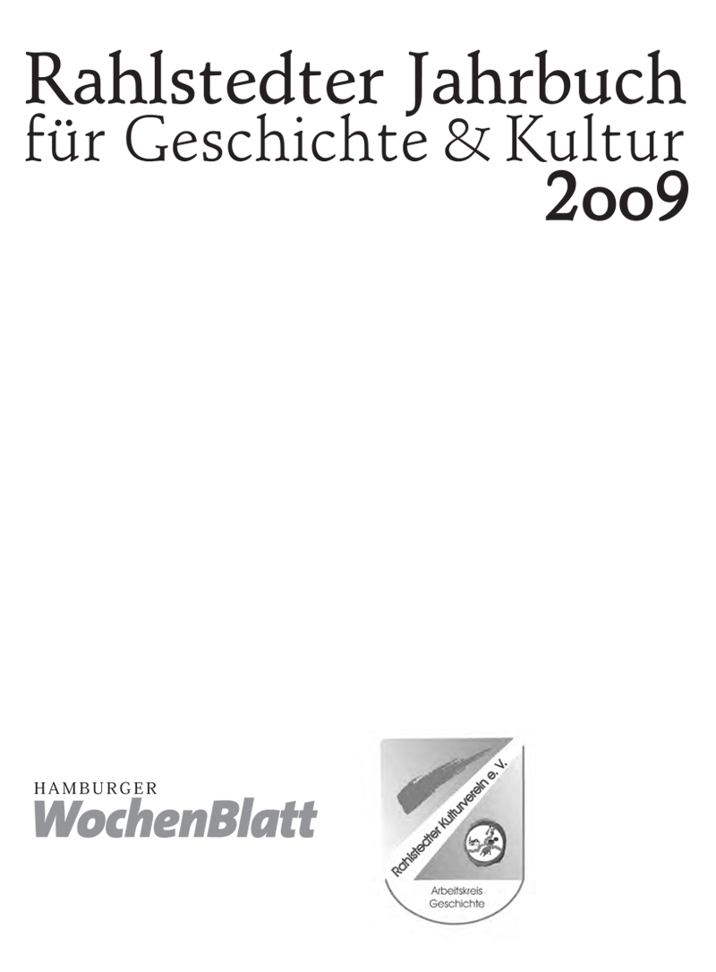 Rahlstedter Jahrbuch 2009 